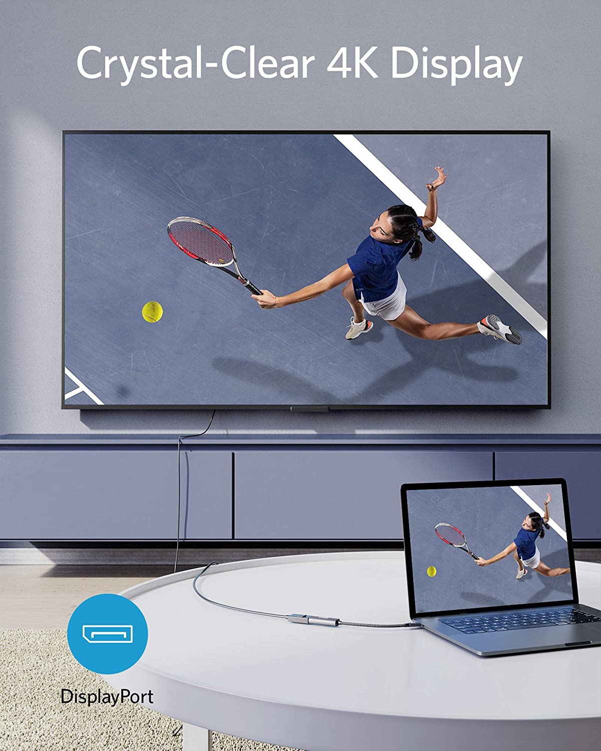 Anker <b>PowerExpand</b> USB-C to DisplayPort Adapter